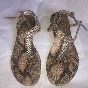 GUESS Snakeskin Sandals
